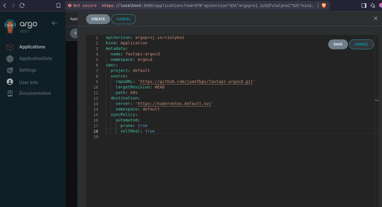 Create app