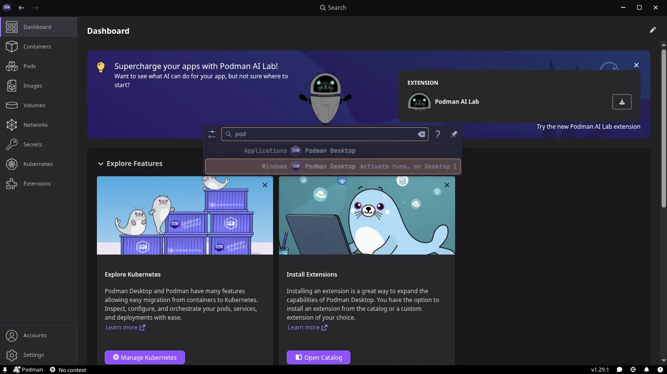 Podman Desktop